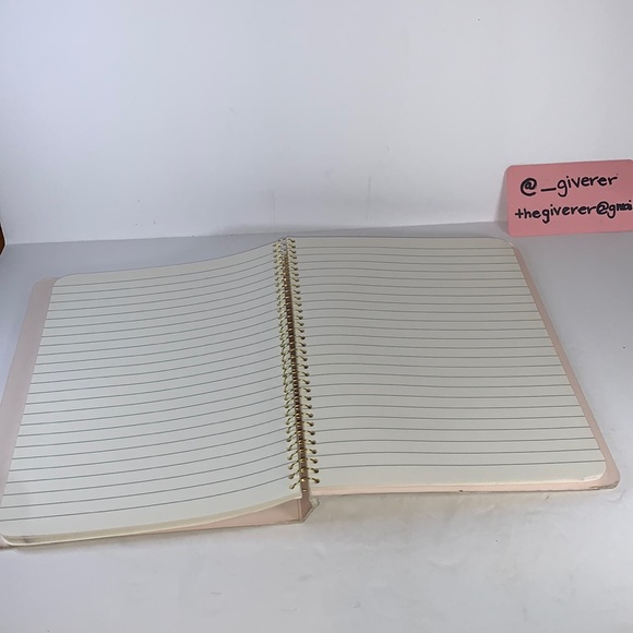 Kate Spade Gold Stripe Notebook - Picture 6 of 9